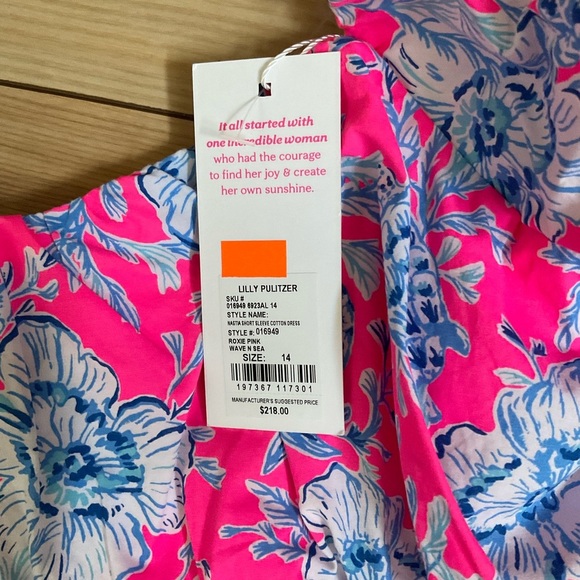 Lilly Pulitzer- Nastia Short Sleeve Cotton NWT - Picture 2 of 4